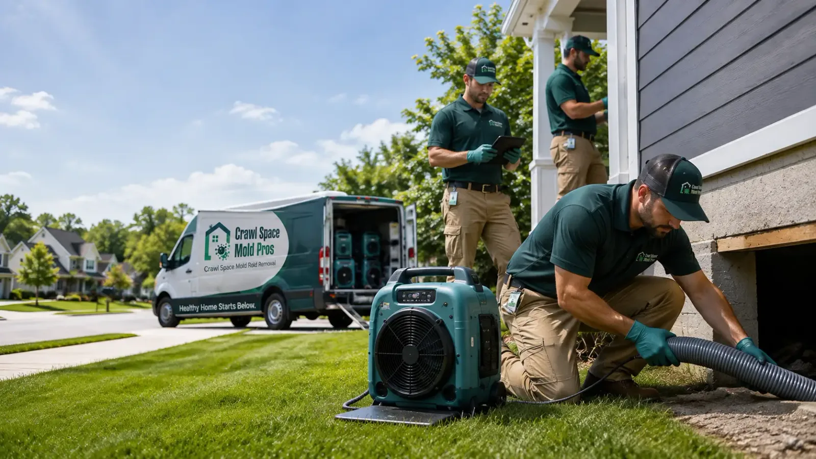 Crawl Space Mold Removal in Berlin, MA